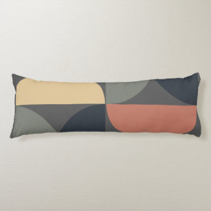 Mid Century Moderne Kolen Zalm Lichaamskussen