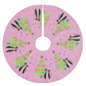 Mid Century Moderne koude kerstboom Kerstboom Rok (Voorkant)