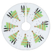 Mid Century Moderne koude kerstboom Kerstboom Rok (Voorkant)