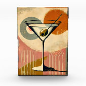 Mid Century Moderne Kunst Martini Fotoblokken (Voorkant)