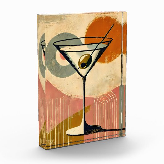 Mid Century Moderne Kunst Martini Fotoblokken (Links)