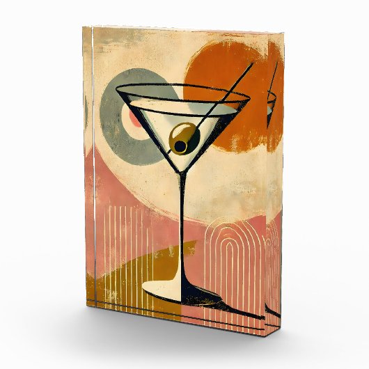 Mid Century Moderne Kunst Martini Fotoblokken (Rechts)