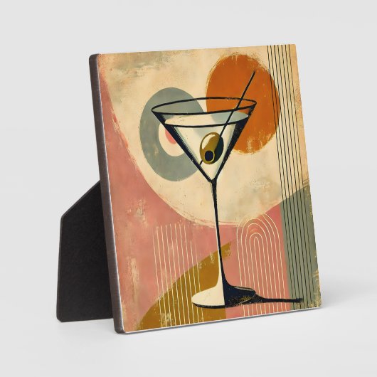 Mid Century Moderne Kunst Martini Fotoplaat