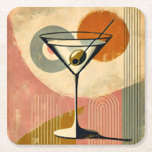 Mid Century Moderne Kunst Martini