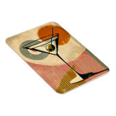 Mid Century Moderne Kunst Martini Magneet (Rechterzijde)