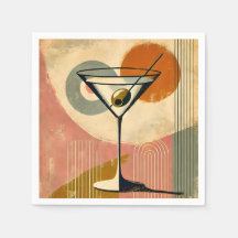 Mid Century Moderne Kunst Martini