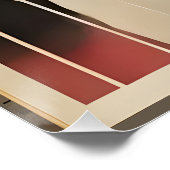 Mid Century Moderne Kunst Meditatie Perfect Poster (Hoek)