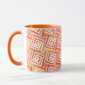 Mid-Century Moderne kwadraten - crème multi Mok (Links)