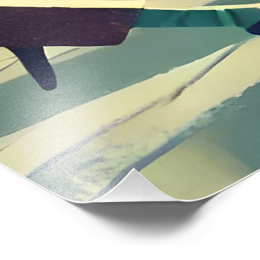 Mid Century Moderne Martini Dans Cocktail Party Foto Afdruk (Hoek)