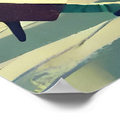 Mid Century Moderne Martini Dans Cocktail Party Poster (Hoek)