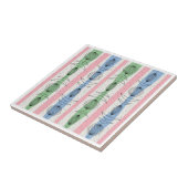 Mid Century Moderne Mobiele Telefoons 4 Tegeltje (Zijkant)