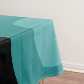 Mid Century Moderne Oblaanproducten Blauwgroen Tafelkleed (Voorbeeld)