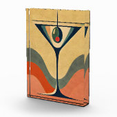 Mid Century Moderne "pimento olijf martini golf" Fotoblokken (Rechts)