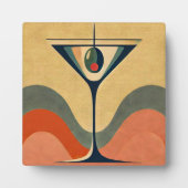 Mid Century Moderne "pimento olijf martini golf" Fotoplaat (Voorkant)