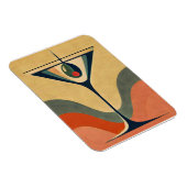 Mid Century Moderne "pimento olijf martini golf" Magneet (Rechterzijde)