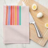 Mid Century Moderne Regenboog Theedoek (Quarter Fold)