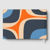 Mid Century Moderne Retro Groove Modernist Gastenboek (Achterkant)