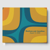 Mid Century Moderne Retro Groove Modernist Gastenboek (Voorkant)