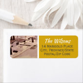 Mid Century Moderne Return Address Label (Insitu)
