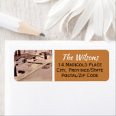 Mid Century Moderne Return Address Label (Insitu)