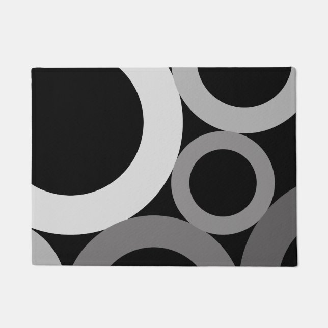 Mid Century Moderne Rings Deurmat (Voorkant)