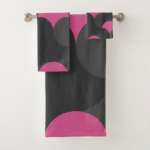 Mid-Century Moderne roze en grijs