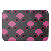 Mid-Century Moderne roze en grijs Badmat (Voorkant)