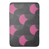 Mid-Century Moderne roze en grijs Badmat (Voorkant Verticaal)