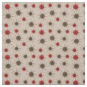 Mid-Century Moderne Starbursts Stof (Swatch)
