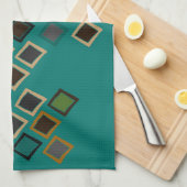 Mid Century Moderne Style Tea Towel Theedoek (Quarter Fold)