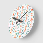 Mid-Century Moderne van de Kringloop Ronde Klok (Hoek)