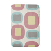 Mid Century Moderne Vormen Meerkleurig Badmat (Voorkant Verticaal)