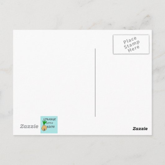 Mid Century Moderne Wereldbol Art Briefkaart (Achterkant)