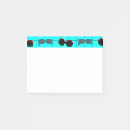 Mid-Century Moderne Zonnebrillen na-het Nota's Post-it® Notes (Voorkant)
