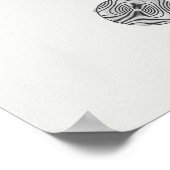 Mid-Century Moon Phases Totem Poster | Bauhaus Geo (Hoek)