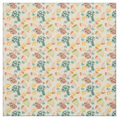 Mid Century Mushroom Retro Patroon Stof (Swatch)