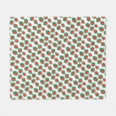 Mid Century Patroon voor atoomolijven Fleece Deken (Voorkant (Horizontaal))