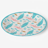 Mid Century Pink Catamaran Papieren Bordje (Gekanteld)