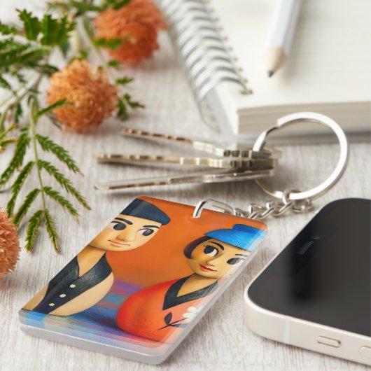 MID-CENTURY POP ART. SLEUTELHANGER (Voorkant Rechts)