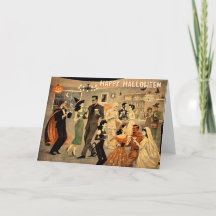 Mid Century Retro 40s Halloween Martini Feest