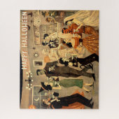 Mid Century Retro 40s Halloween Martini Feest Legpuzzel (Verticaal)