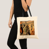 Mid Century Retro 40s Halloween Martini Feest Tote Bag (Voorkant (product))