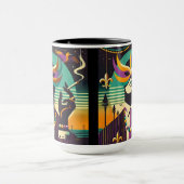 Mid Century Retro 60s Mardi Gras The Smoking Man Mok (Midden)