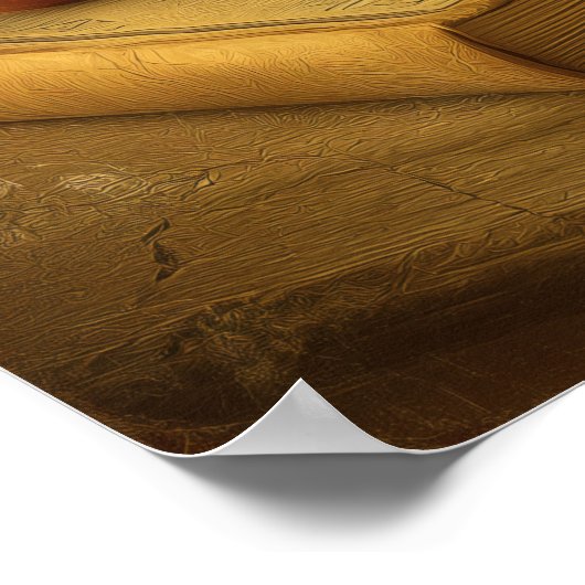 Mid-Century Retro Education Art – Timeless Journey Poster (Hoek)