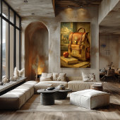 Mid-Century Retro Education Art – Timeless Journey Poster