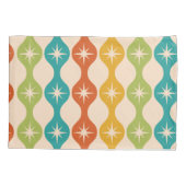 Mid Century Retro Starbursts on ogee pattern     Kussensloop (Achterkant)