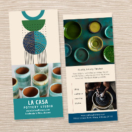 Mid Century Sculpture Creative Marketing Rack Kaar Reclamekaart