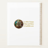 Mid Century Space Age Art Wormhole Port Planner (Achterkant)