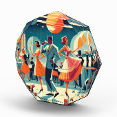 Mid Century Space Age Cocktailparty Fotoblokken (Rechts)