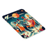 Mid Century Space Age Cocktailparty Magneet (Rechterzijde)